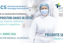 Prva mednarodna konferenca o tehnologiji čistih prostorov v Sloveniji Prva mednarodna konferenca O tehnologiji čistih prostorov v sloveniji