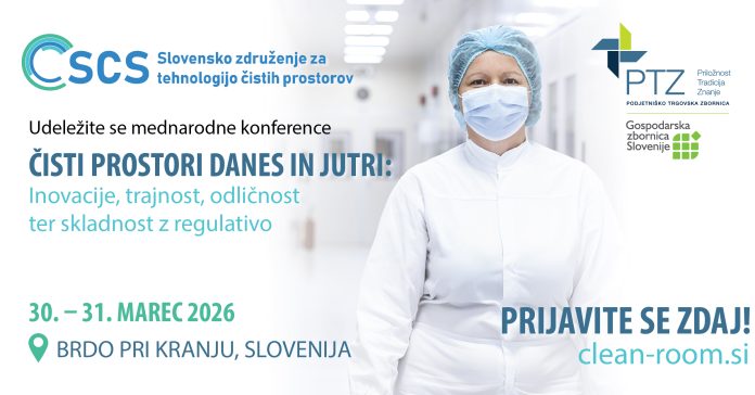 Prva mednarodna konferenca O tehnologiji čistih prostorov v sloveniji